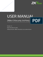 ZKBio CVSecurity - 3rd Party API User Manual - 20221226 - v1.0