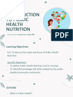 02 - Introduction To Public Health Nutrition