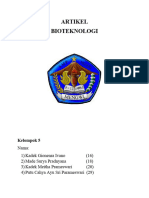 Artikel Bioteknologi Kelompok 5