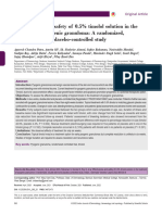 Effectiveness and Safety of 0.5% Timolol Solution in The Treatment of Pyogenic Granuloma: A Randomized, Double-Blind and Placebo-Controlled Study