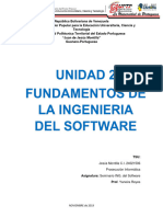 Unidad 2 Fundamentos de La Ing. Del Software