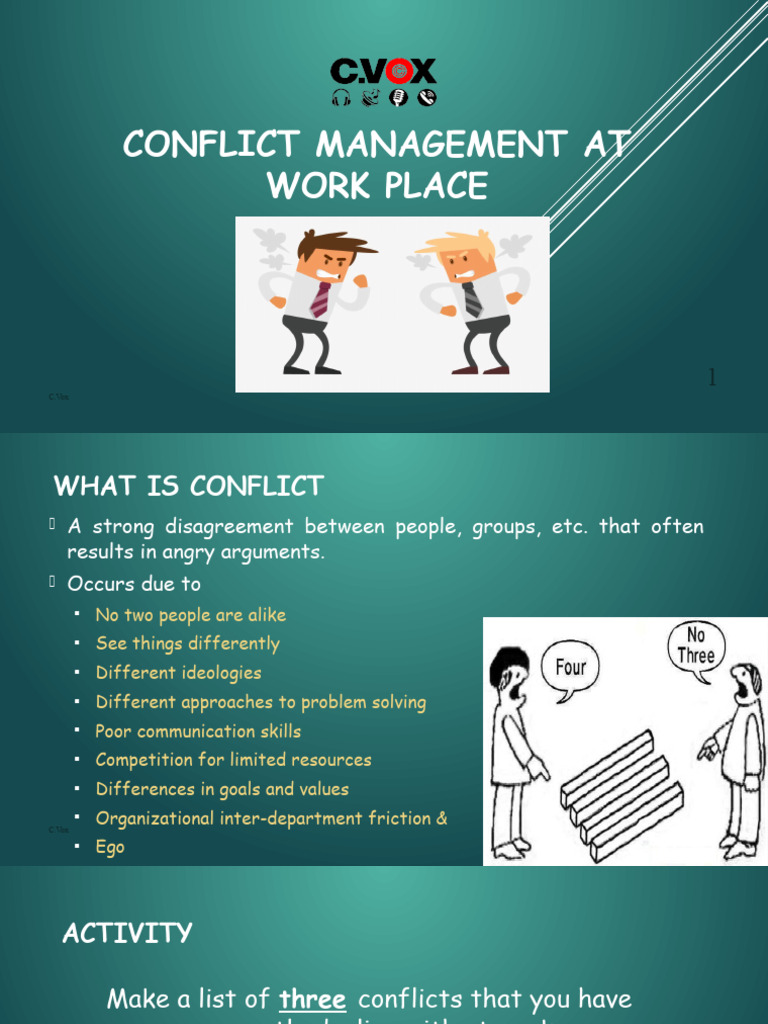 Effective Conflict Management Strategies | PDF | Human Communication ...