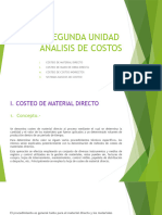 Segunda Unidad Analisis de Costos