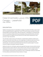 Casa Encantada Luxury Villa For Sale in Canggu - Raja Villa Property