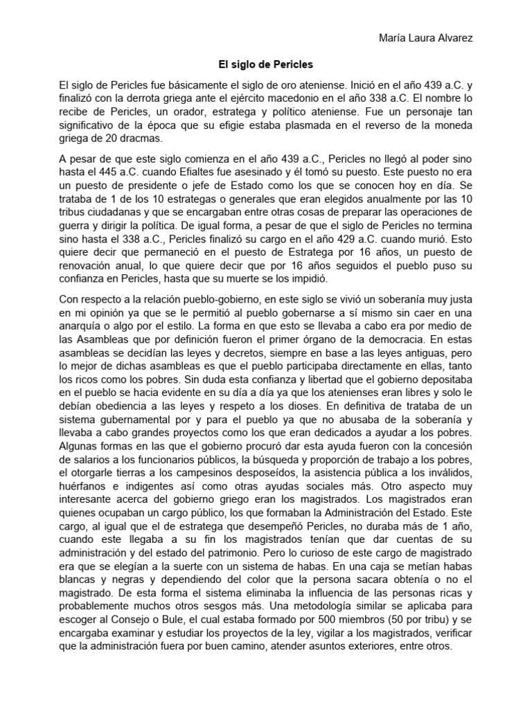 El Siglo de Oro Ateniense | PDF | Política | Historia