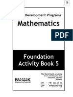 Foundation - Activity Book 5 - Fractions