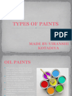 Types of Paints