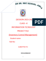 Class X Project File