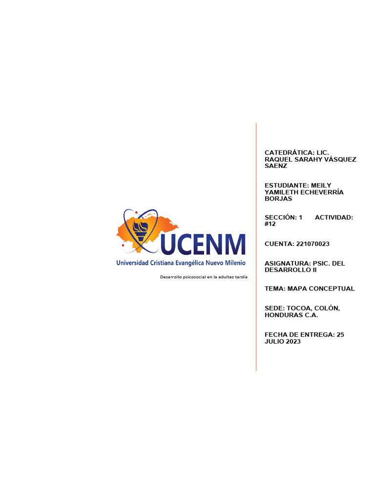 Echeverr a M U5 Mapa C PDF Adultos Vejez