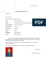 Surat Lamaran Dan CV - Ridwan Rida Gunawan