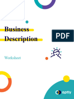 Business Description Worksheet - Hay Man Tun
