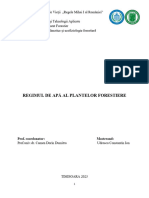 Schimbari Climatice Si Ecofiziologie Forestiera