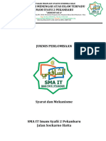 Juknis Lomba Tingkat SMP Imsya Islamic Edufest 2023