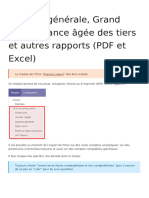 Balance Generale Grand Livre Balance Agee Des Tiers Et Autres Rapports PDF Et Excel