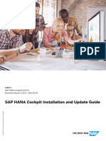 SAP HANA Cockpit Installation Guide en