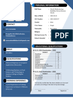 CV Format