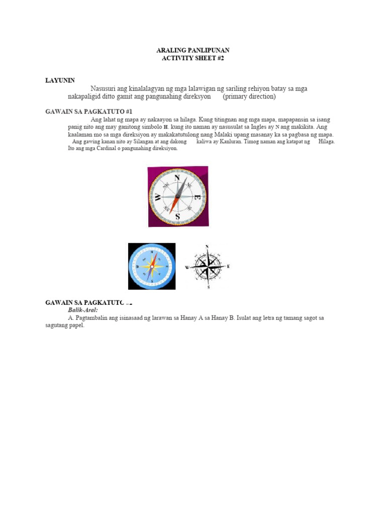 Ap Activity Sheet #2 | PDF