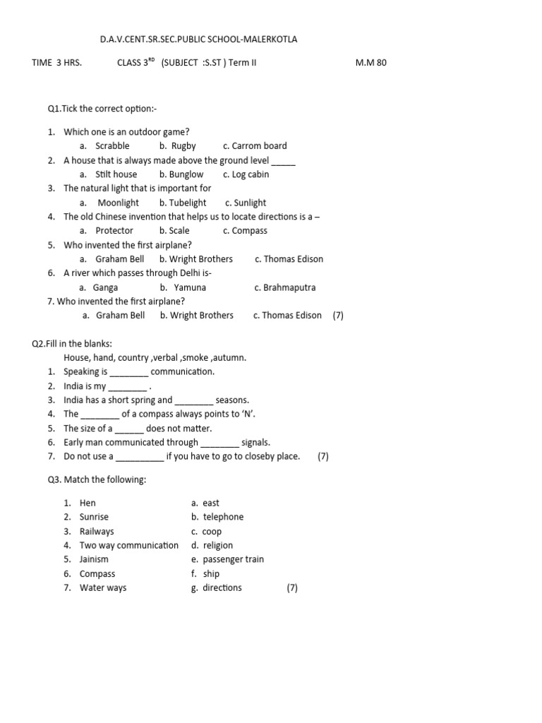 3rd Ss | PDF | Language Arts & Discipline | Foreign Language Studies