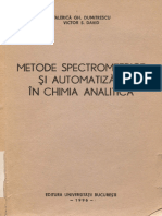 Dumitrescu David Metode Sectrometrice Automatizari Chimia Nalitica 1996