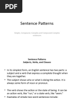 Sentence Patterns