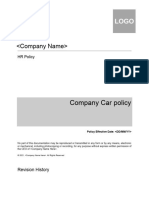 Company Car Policy