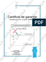 Certificat Garantie