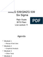 Six Sigma - Live Lecture 11