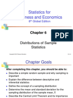 Distributions of Sample Statistics