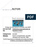 Înot Sincron - Wikipedia