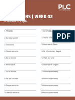 Class6 Science General Concepts Worksheet