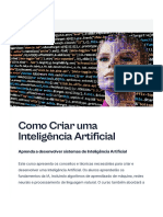 Como Criar Uma Inteligencia Artificial