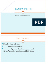 HANTA VIRUS Infectious Disease