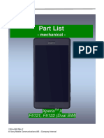 Xperia X - 1304-4369 - Part List - Mechanical - Rev 2