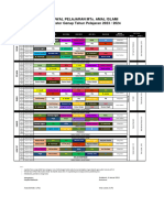 Jadwal Pelajaran Semester 2 Terbaru