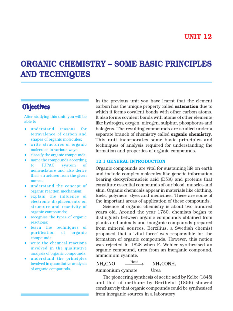 Organic Chemistry - Some Basic Principles and Techniques | Download ...