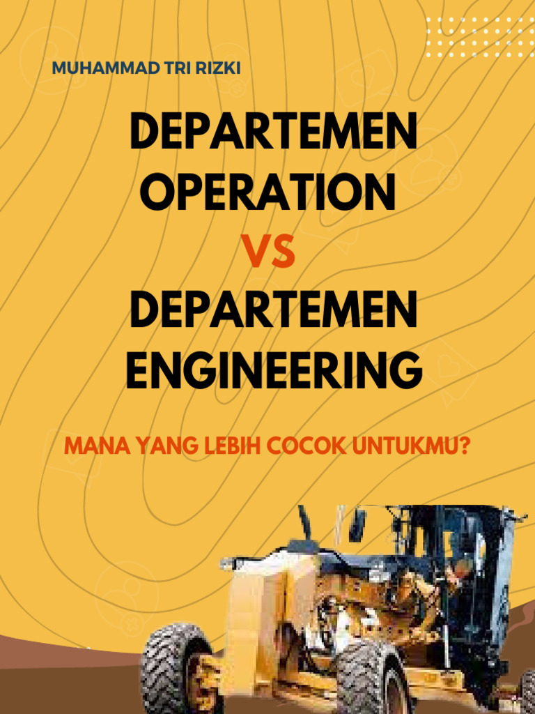 Dpartemen Operation Vs Departemen Engineering 1702381060 | PDF