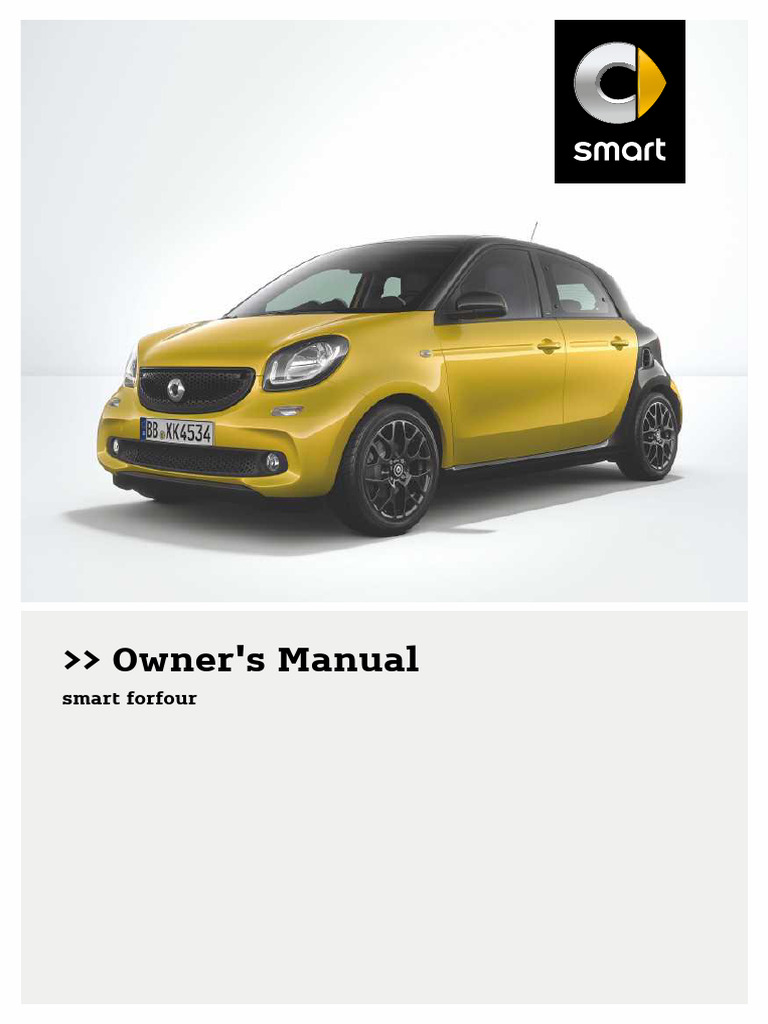 2016 SMART CAR OWNERS MANUAL visual data 3