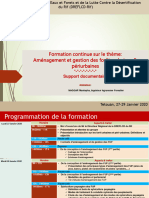 Formation Continue Aménagement Des FUP - DREFLCD Rif - Support Documentaire VF