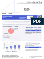 Vyúčtování Za Elektřinu: Boris Gómez Ke Křížku 204 252 18 Ptice