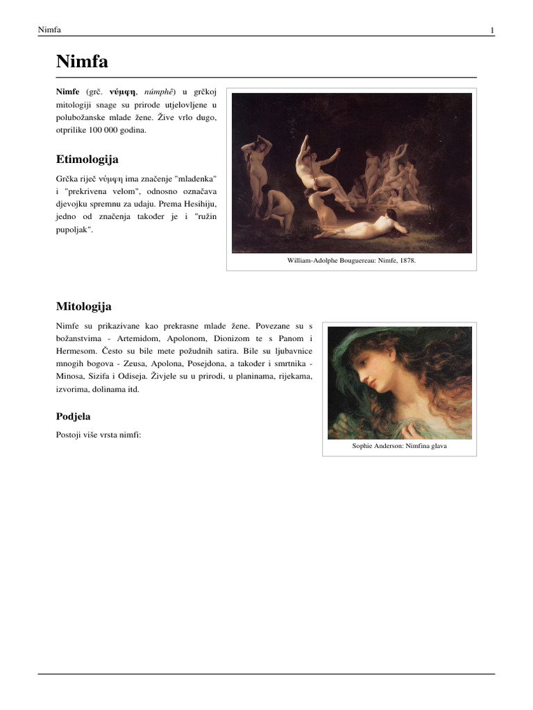 Nimfa | PDF