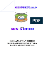 Jadwal Kegiatan Keagamaan SDN 5 Oheo