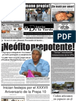 El Diario de La Tarde 26 de Octubre de 2011