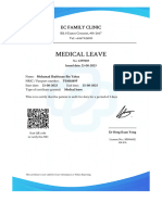 Medical Leave Medical Leave: Ec Family Clinic Ec Family Clinic