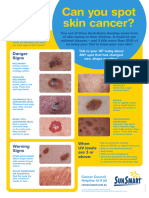 Can You Spot Skin Cancer A3 Poster