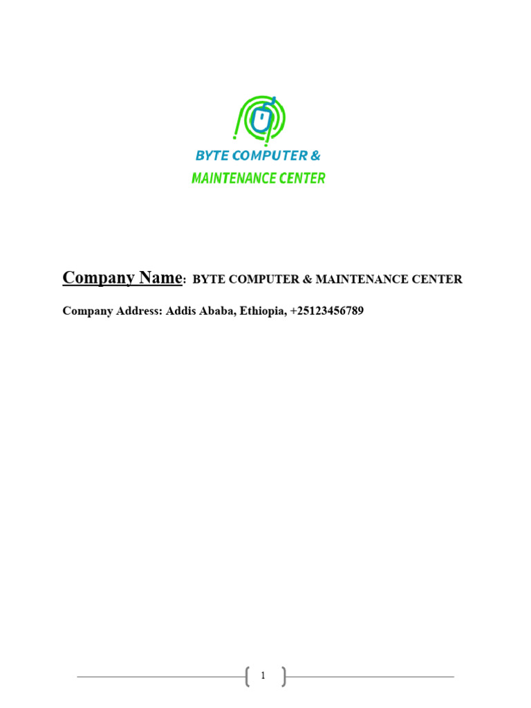 Business Plan Pdf Personal Computers Sales