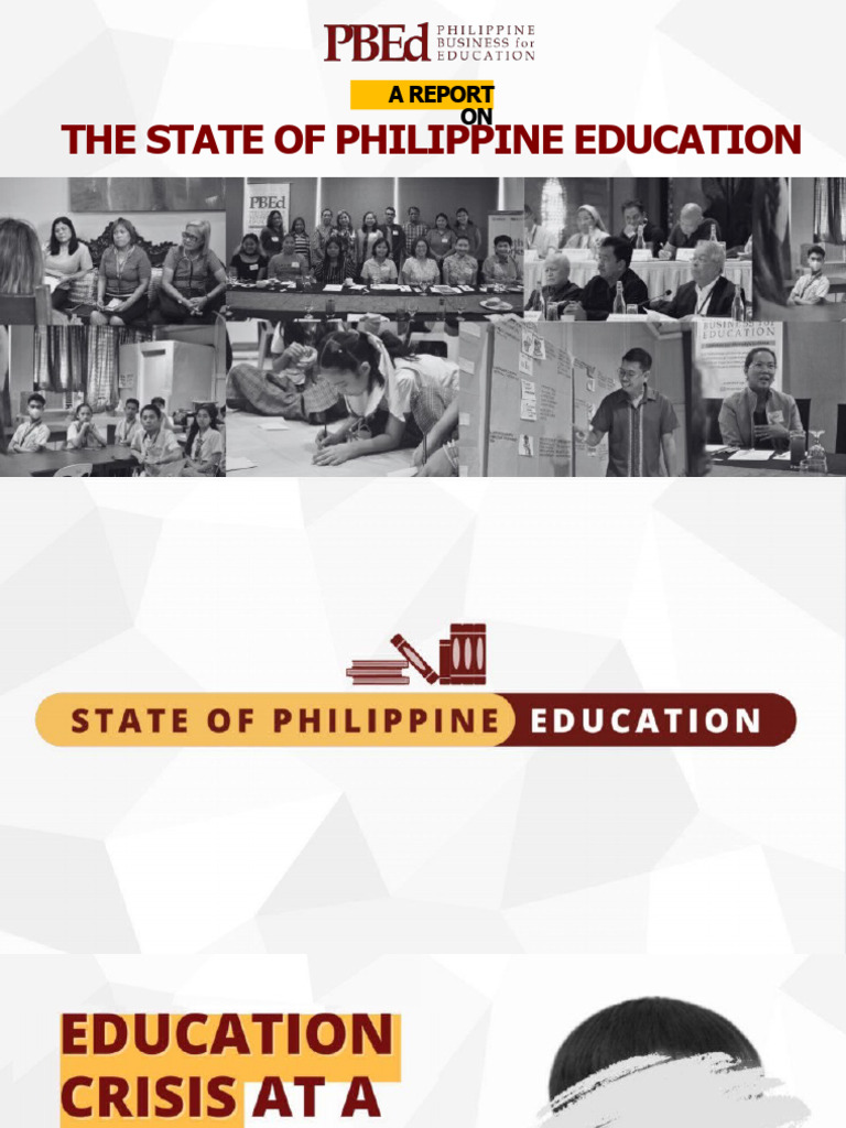 Philippine Education Crisis Report 2023 | PDF | Teachers
