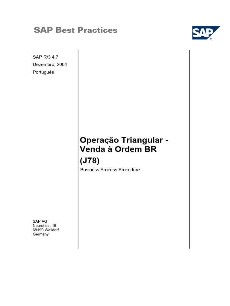 SD Operacao Triangular Venda A Ordem | PDF | Script Java | Ciência da ...