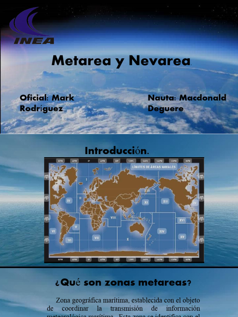 Zonas Metareas y Navareas Marítimas | PDF | Ciclones tropicales ...