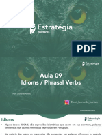 Aula 09 - Idioms - Phrasal Verbs - Slides