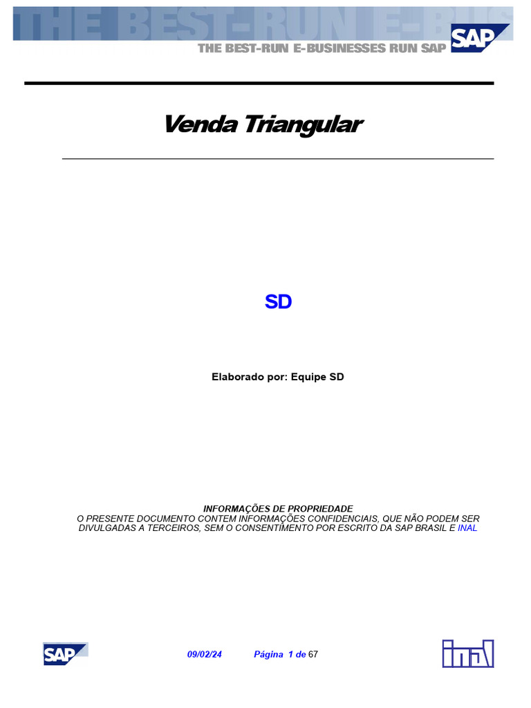 Venda Triangular: Guia de Implementação | PDF | Impostos
